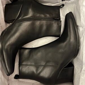 Seychelles Aboard Boots Black Leather, 7.5